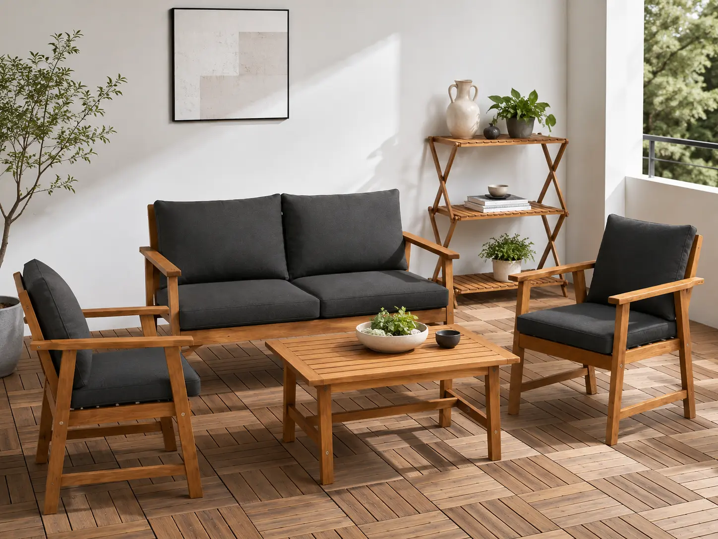 Vietnam Sustainable Teak-Oil Acacia Bench Supplier
