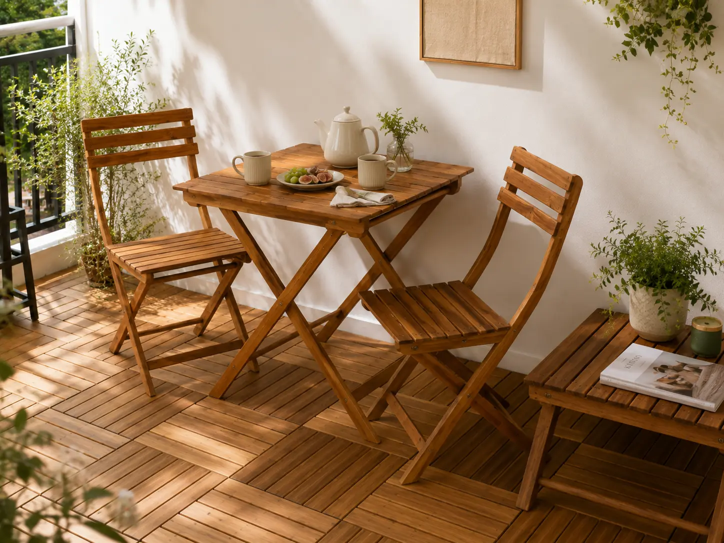 Teak Oil Finished Outdoor Lounge Chairs Bulk