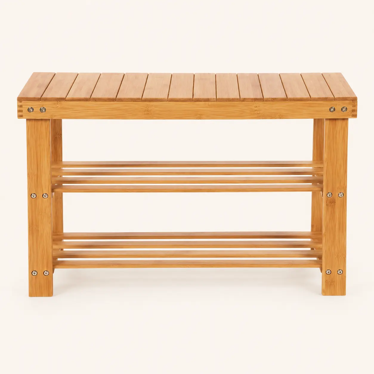 Acacia Multifunctional Bench Rack