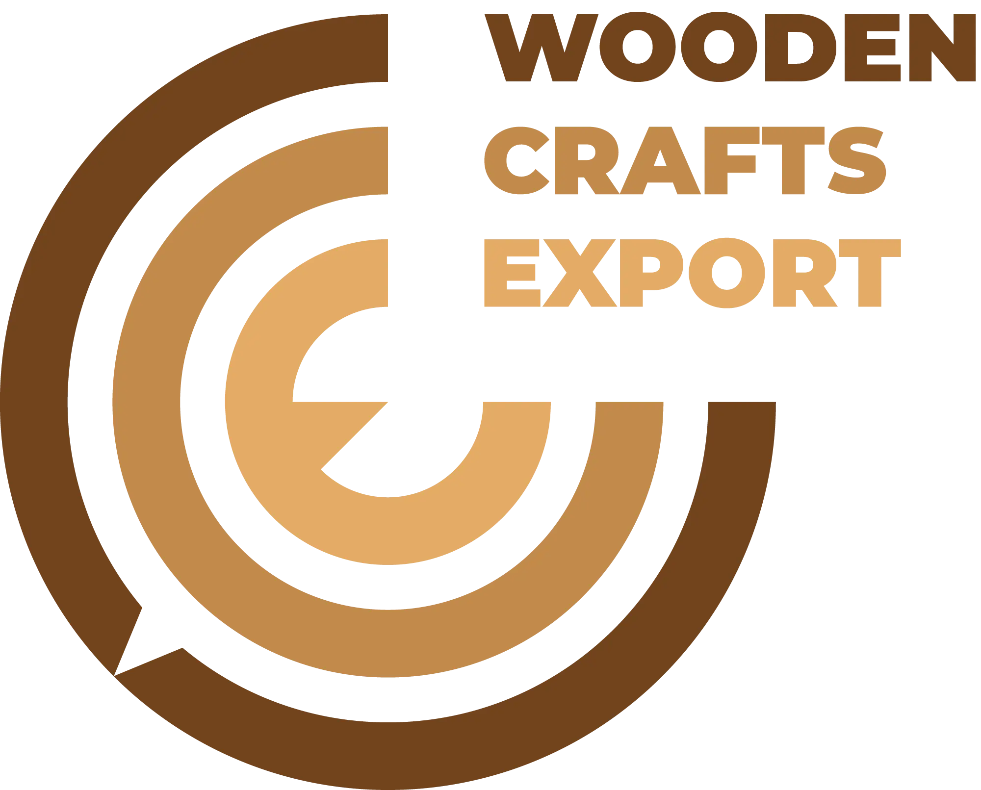 Wooden Crafts Export Logo